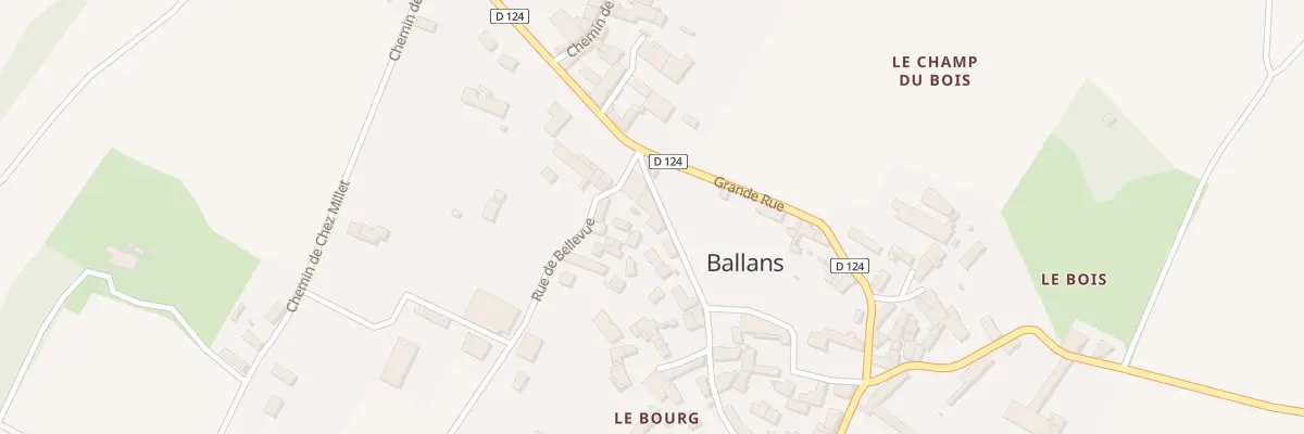 Plan du 11 Rue de l’Eglise à Ballans