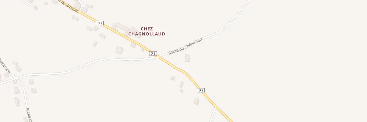 Plan du 2 Rte du Chene Vert à Touvérac