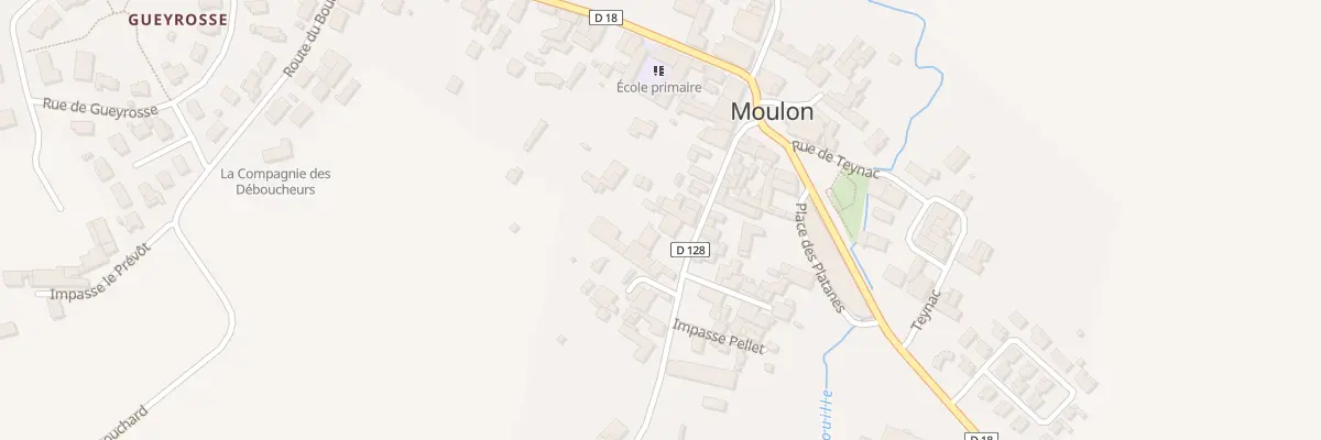 Plan du 130 Le Bourg-Sud à Moulon