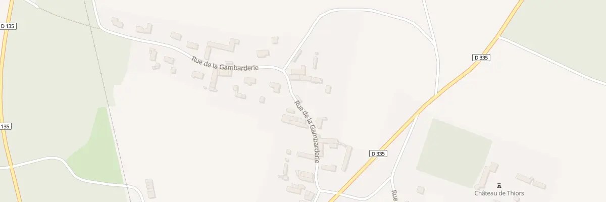 Plan du 6B Rue de la Gambarderie à Luzay