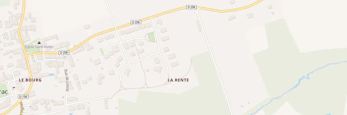 Plan du 14 Lot La Rente à Clérac