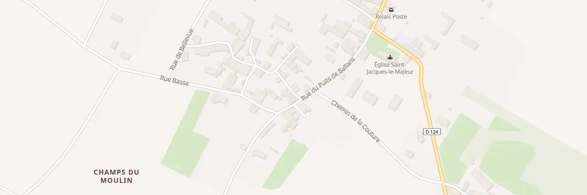 Plan du 20 Rue du Puits de Ballans à Ballans