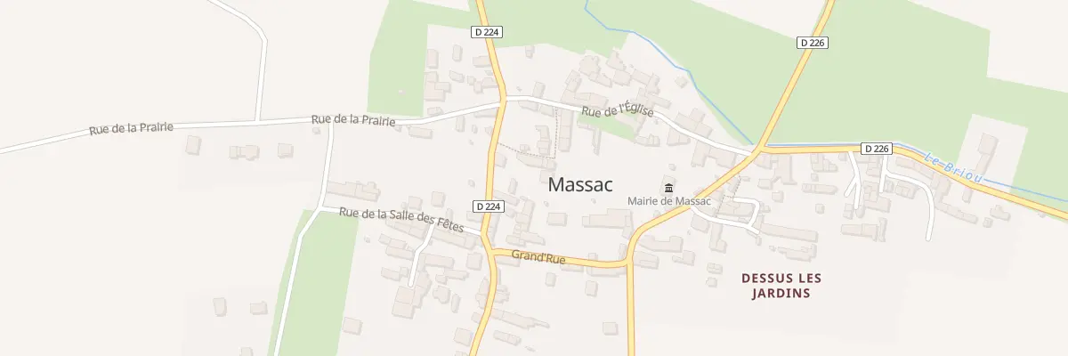 Plan du 3 Rue des Hirondelles à Massac