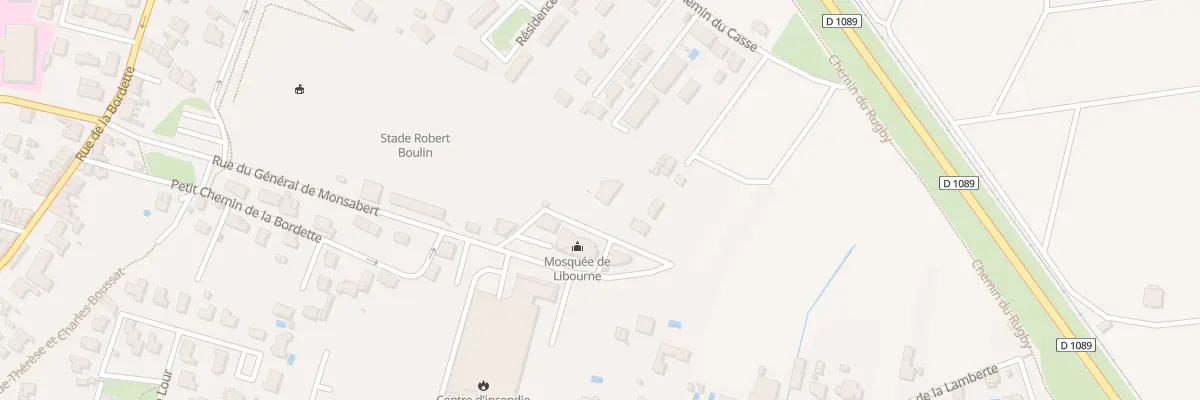 Plan du 9025 Rue de la Bordette à Libourne