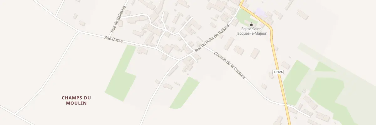 Plan du 11 Rue du Puits de Ballans à Ballans