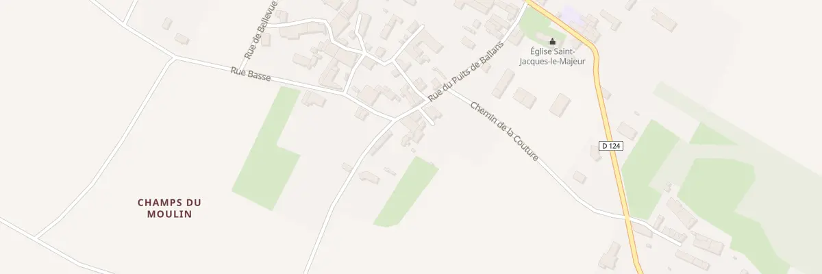 Plan du 13B Rue du Puits de Ballans à Ballans