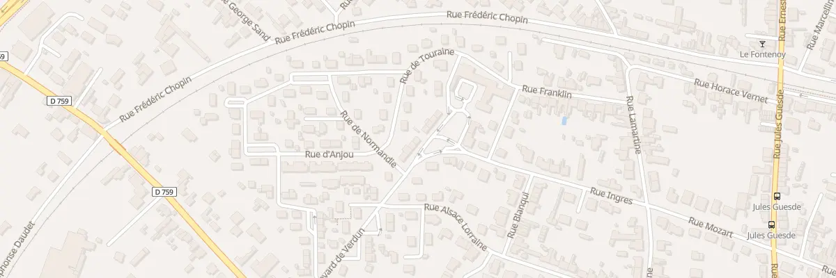 Plan du 33 Bd de Verdun à Thouars