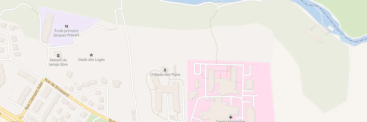 Plan du 11 Rue de Brossard à Parthenay
