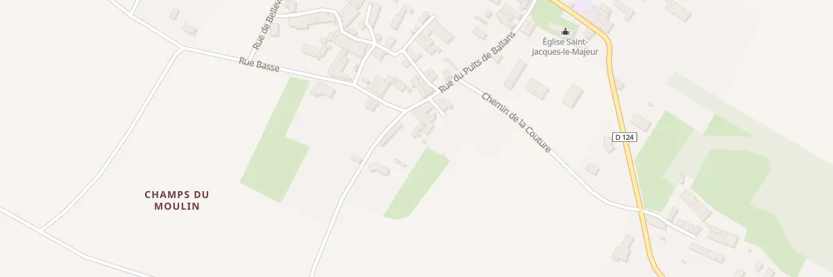 Plan du 13 Rue du Puits de Ballans à Ballans