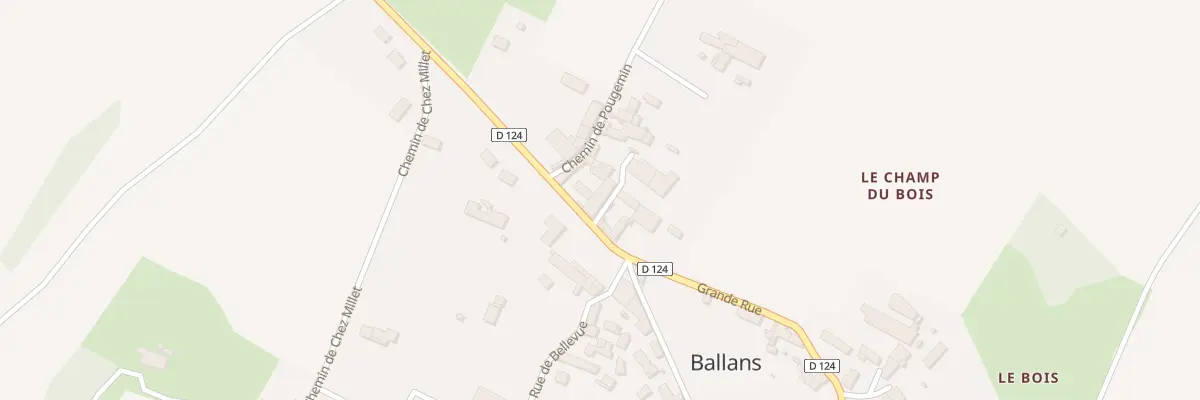 Plan du 26 Gr Grande Rue à Ballans
