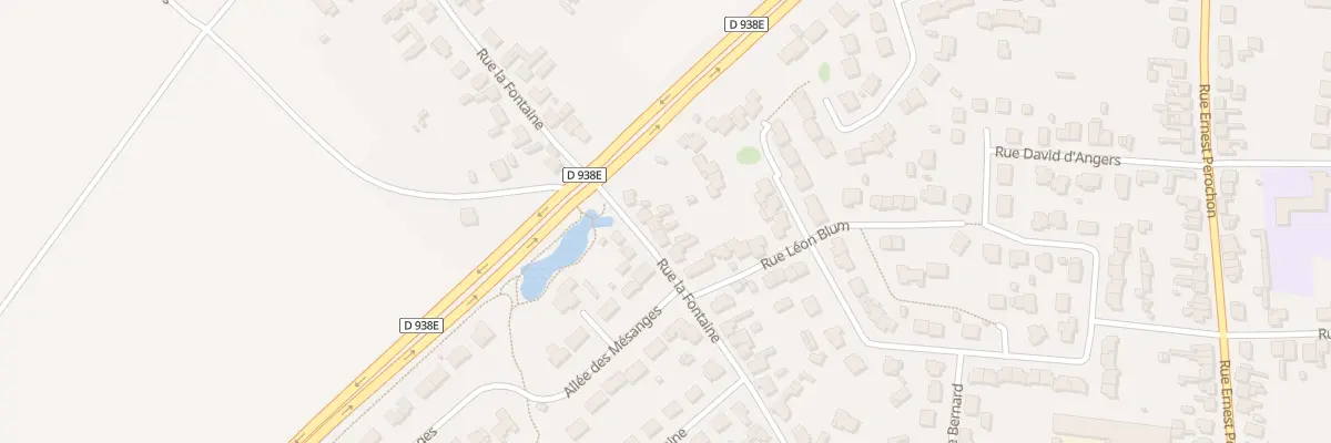 Plan du 56 Rue La Fontaine à Thouars