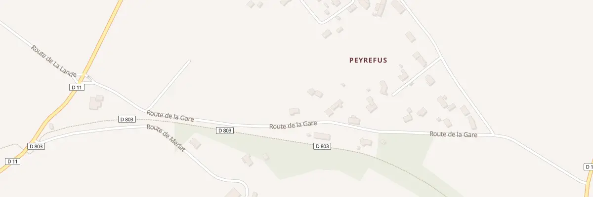 Plan du 120 Peyrefus à Daignac