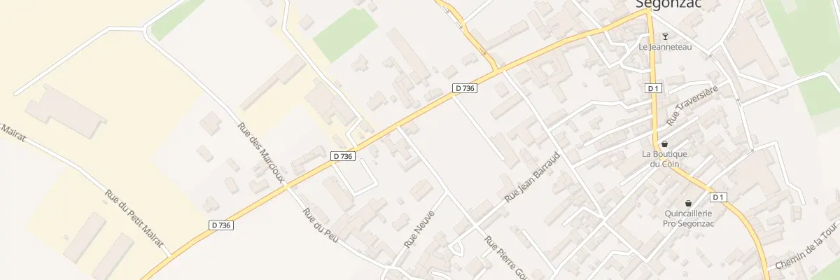 Plan du 5 Rue Gourry à Segonzac