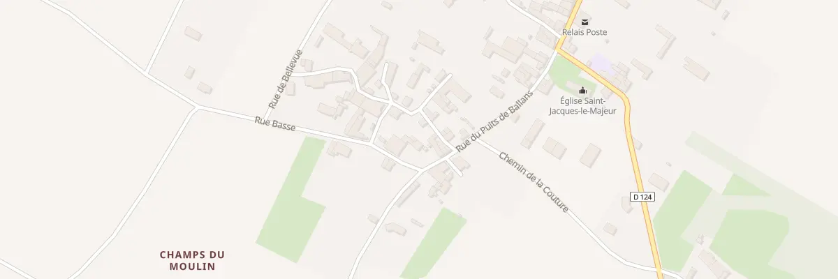 Plan du 24 Rue du Puits de Ballans à Ballans