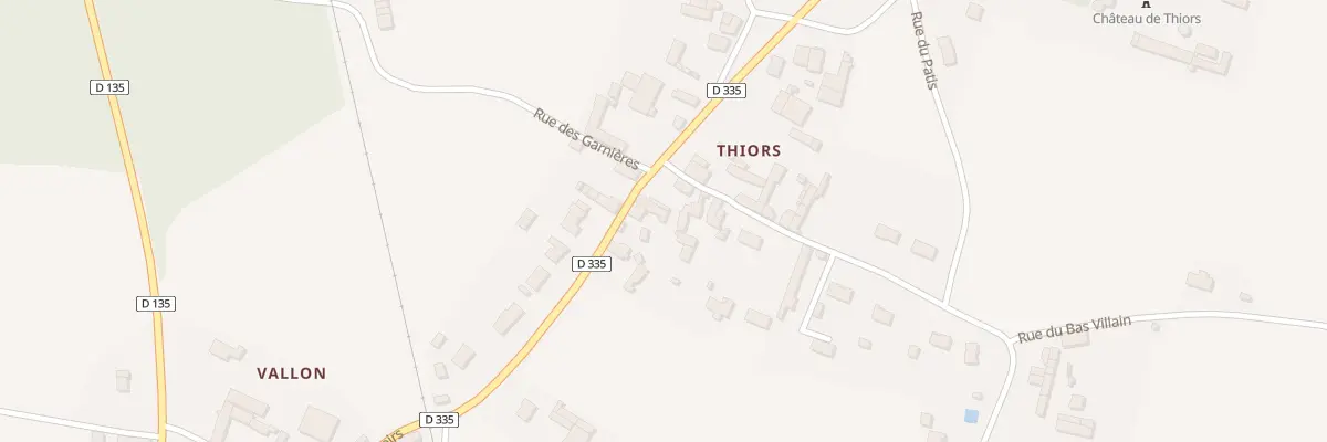 Plan du 2 Rue de la Thibaudière à Luzay