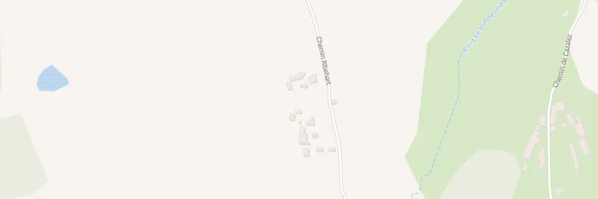 Plan du 1 Che Ribehart à Lannecaube