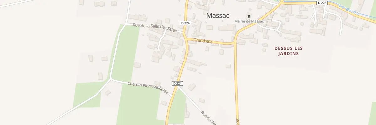 Plan du 5017 Le Bourg à Massac