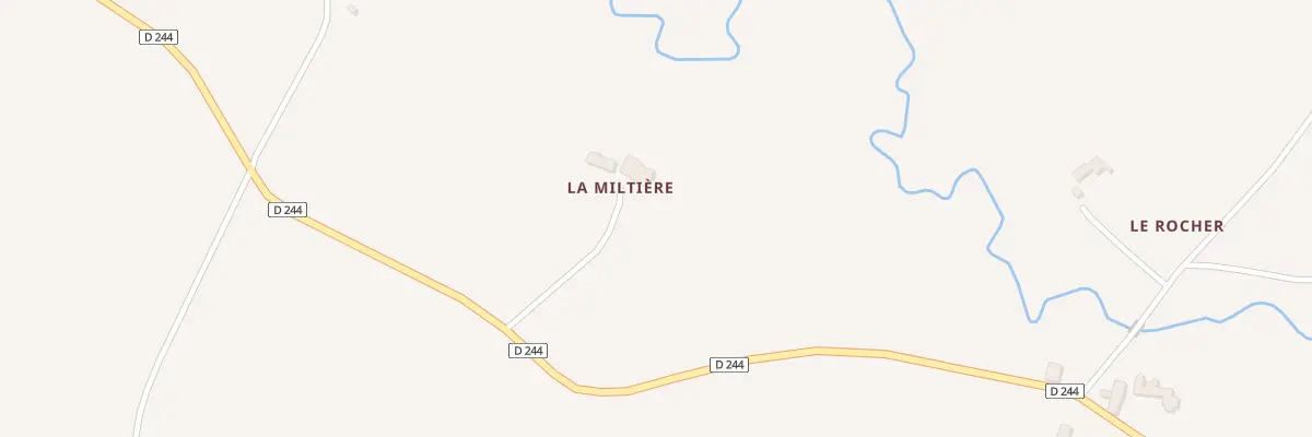 Plan du 100 La Miltière à Pré-en-Pail-Saint-Samson