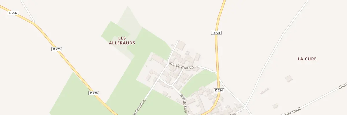 Plan du 13 Rue de Grandolle à Gourvillette