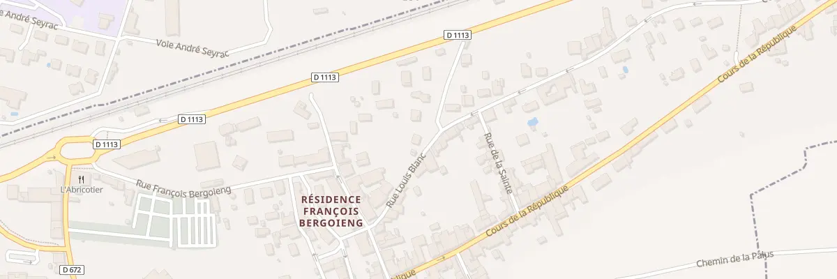 Plan du 17 Rue Louis Blanc à Saint-Macaire