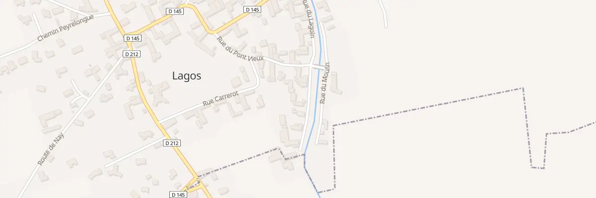 Plan du 5 Rue du Lagoin à Lagos