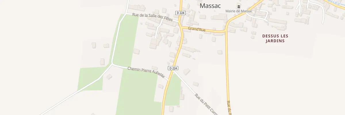 Plan du 5018 Le Bourg à Massac