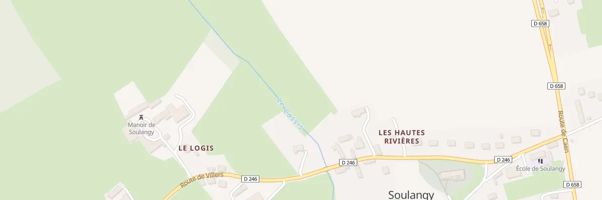 Plan du 24 Rte de Villers à Soulangy