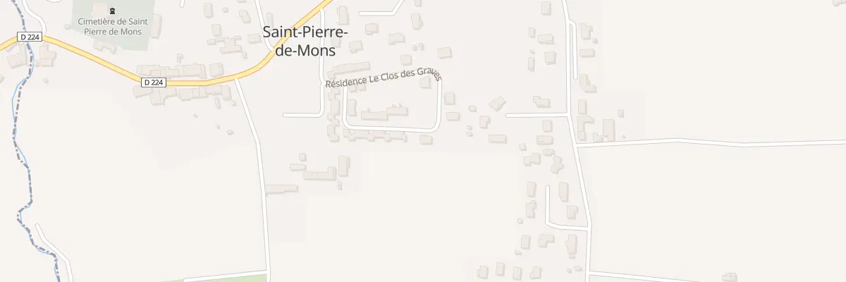 Plan du 38 Lot Le Clos des Graves à Saint-Pierre-de-Mons