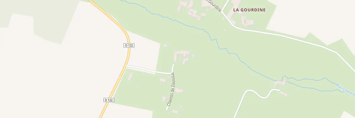 Plan du 5 Che de Damous à Faleyras