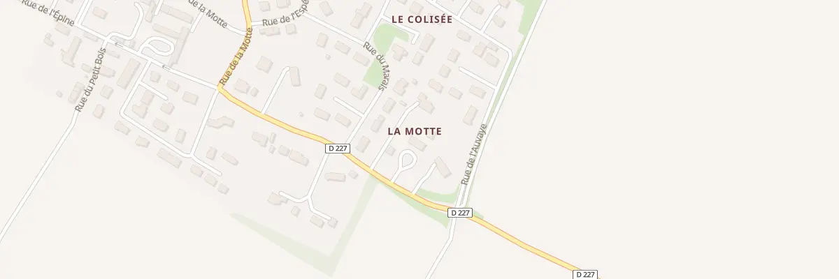 Plan du 5B Rue de la Motte à Émiéville