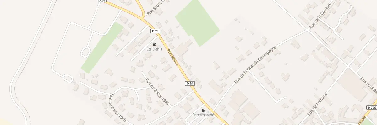 Plan du 40 Rue Ravaz à Segonzac
