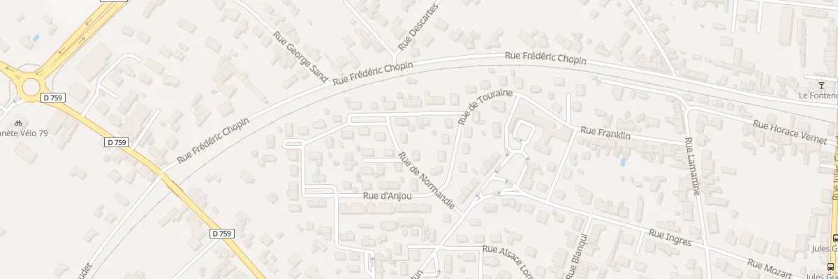 Plan du 4 Rue de Provence à Thouars
