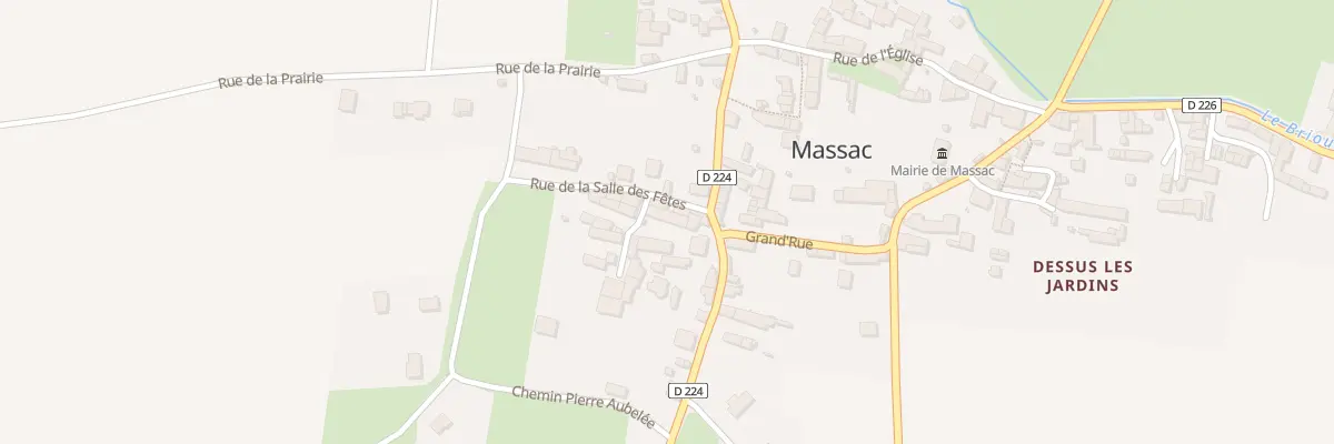 Plan du 5026 Le Bourg à Massac
