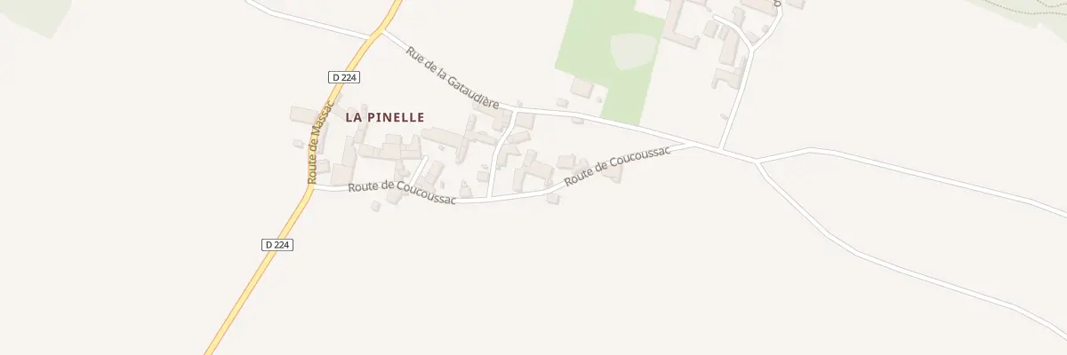 Plan du 19 Rte de Coucoussac à Massac