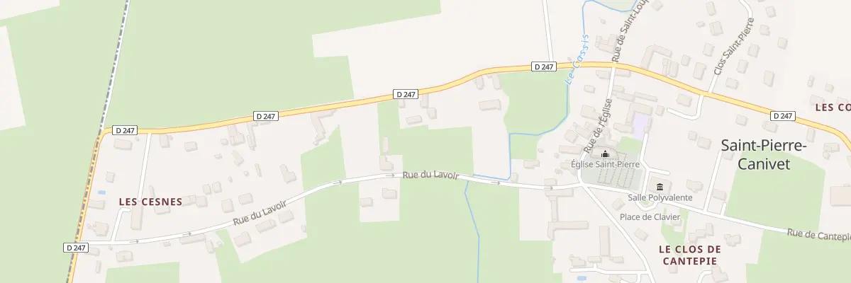 Plan du 5079 Les Cesnes à Saint-Pierre-Canivet