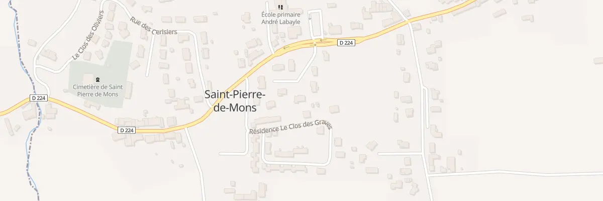 Plan du 3 Lot Les 4 Vents à Saint-Pierre-de-Mons