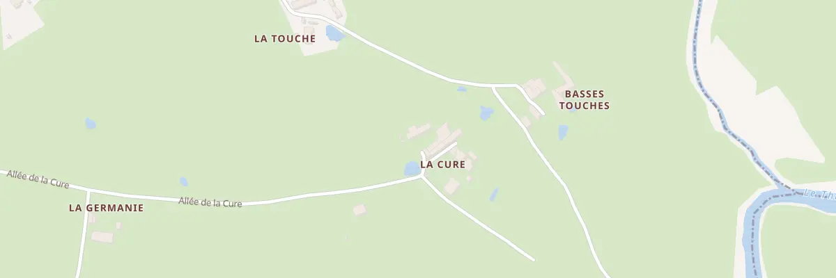 Plan du 5229 La Cure à Châtillon-sur-Thouet