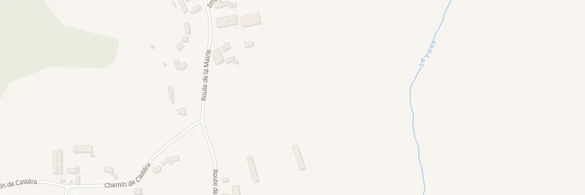 Plan du 2123 Rte de la Mairie à Coslédaà-Lube-Boast