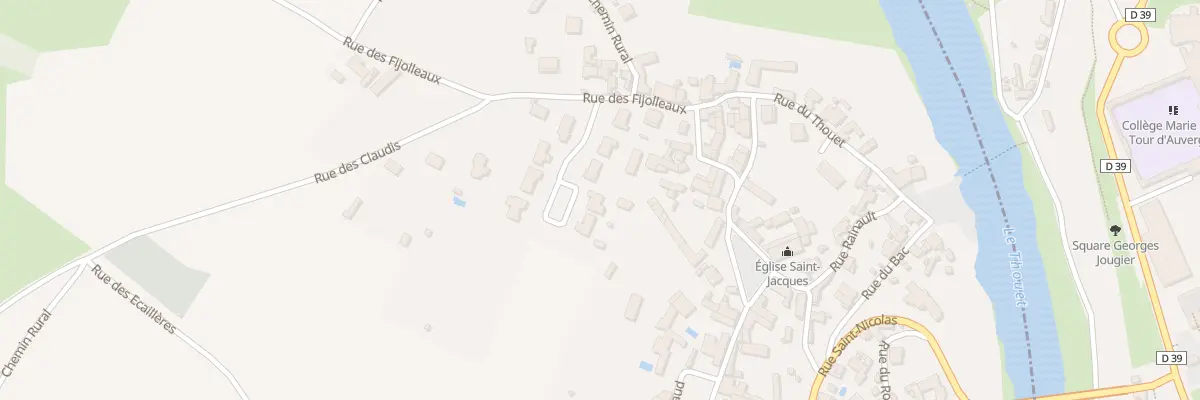 Plan du 7 Rue Lucie Aubrac à Saint-Jacques-de-Thouars