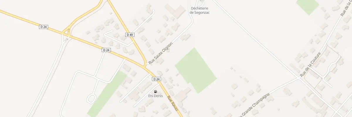 Plan du 50 Rue Ravaz à Segonzac