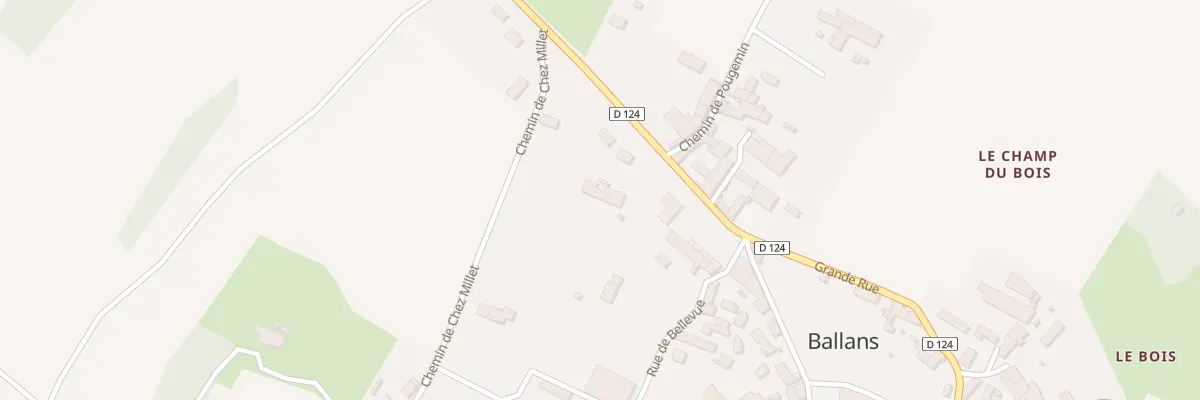 Plan du 27 Gr Grande Rue à Ballans