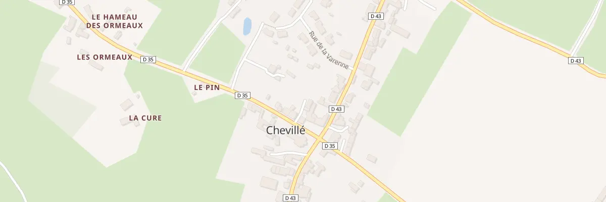Plan du 8 Rue de la Cavalcade à Chevillé