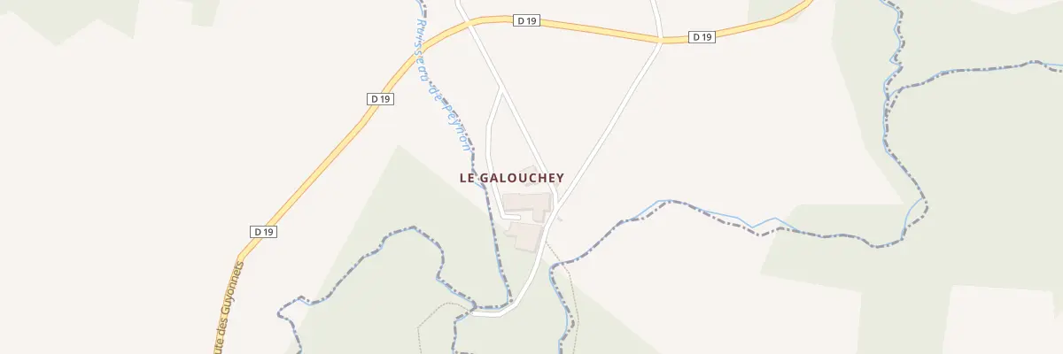 Plan du 1 Le Galouchey à Semens
