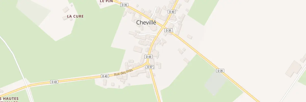 Plan du 11 Rue du Prieure à Chevillé