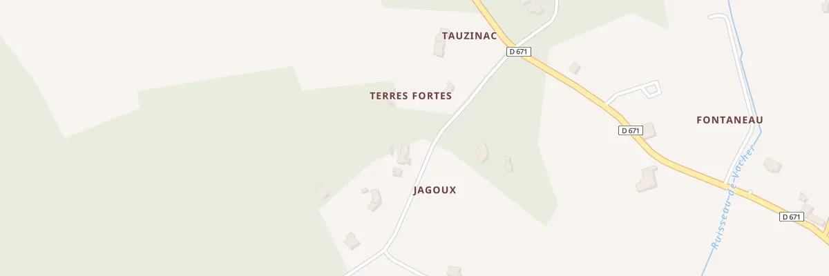 Plan du 7 Jagoux à Bellebat