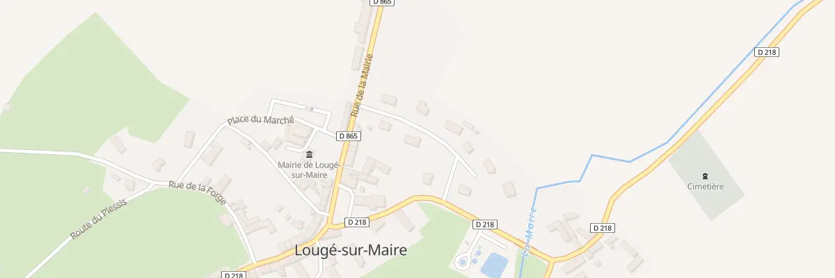 Plan du 4 Rue des Violettes à Lougé-sur-Maire