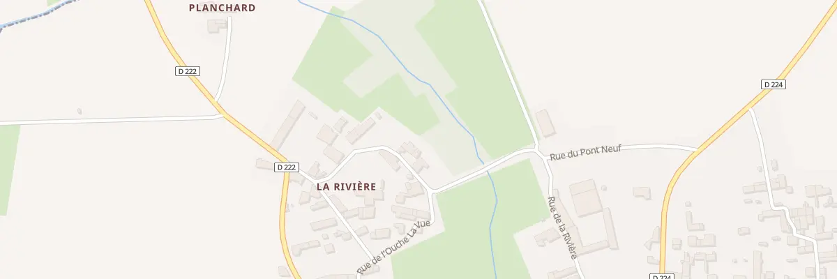 Plan du 92 Rue de la Rivière à Cressé