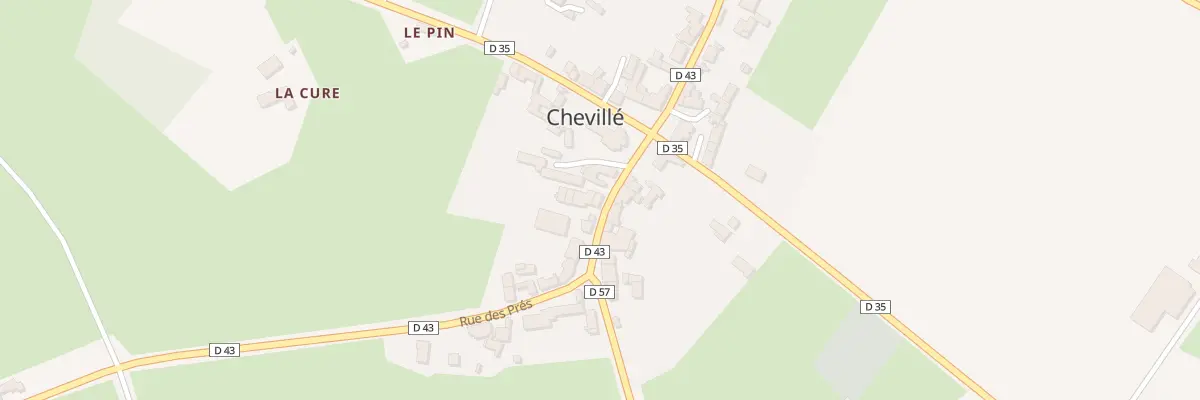 Plan du 10 Rue du Prieure à Chevillé