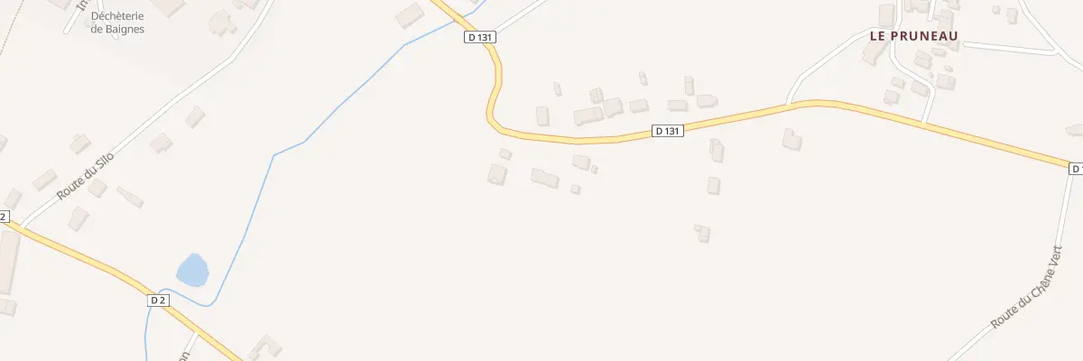 Plan du 10 Rte d’Oriolles à Touvérac