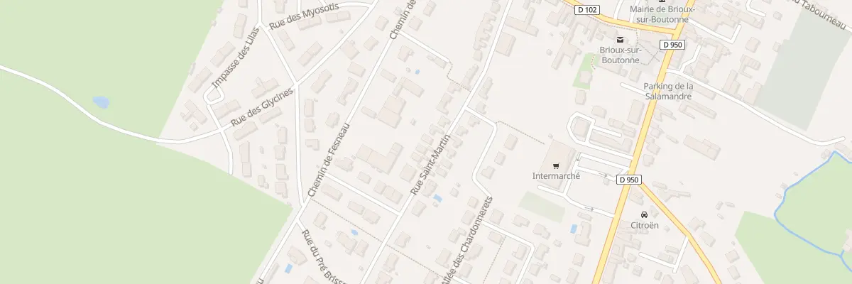 Plan du 30 Rue Saint-martin à Brioux-sur-Boutonne
